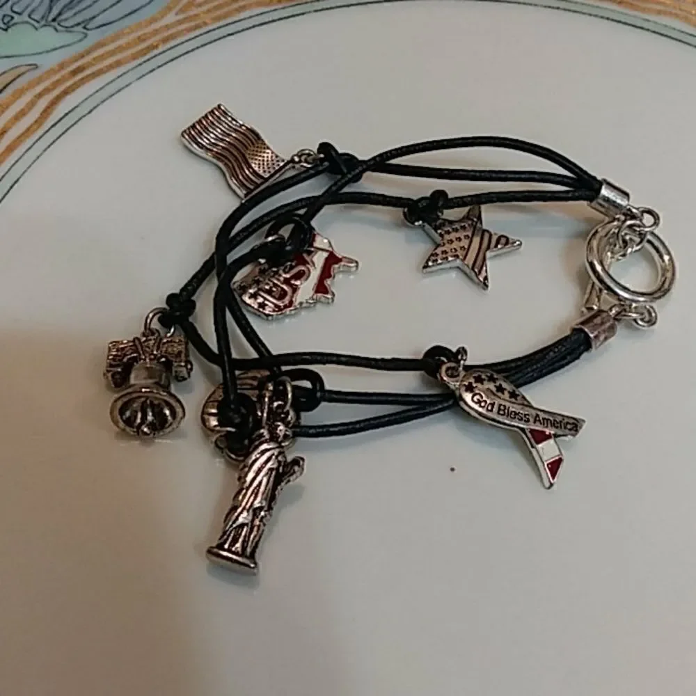 God bless America bracelet